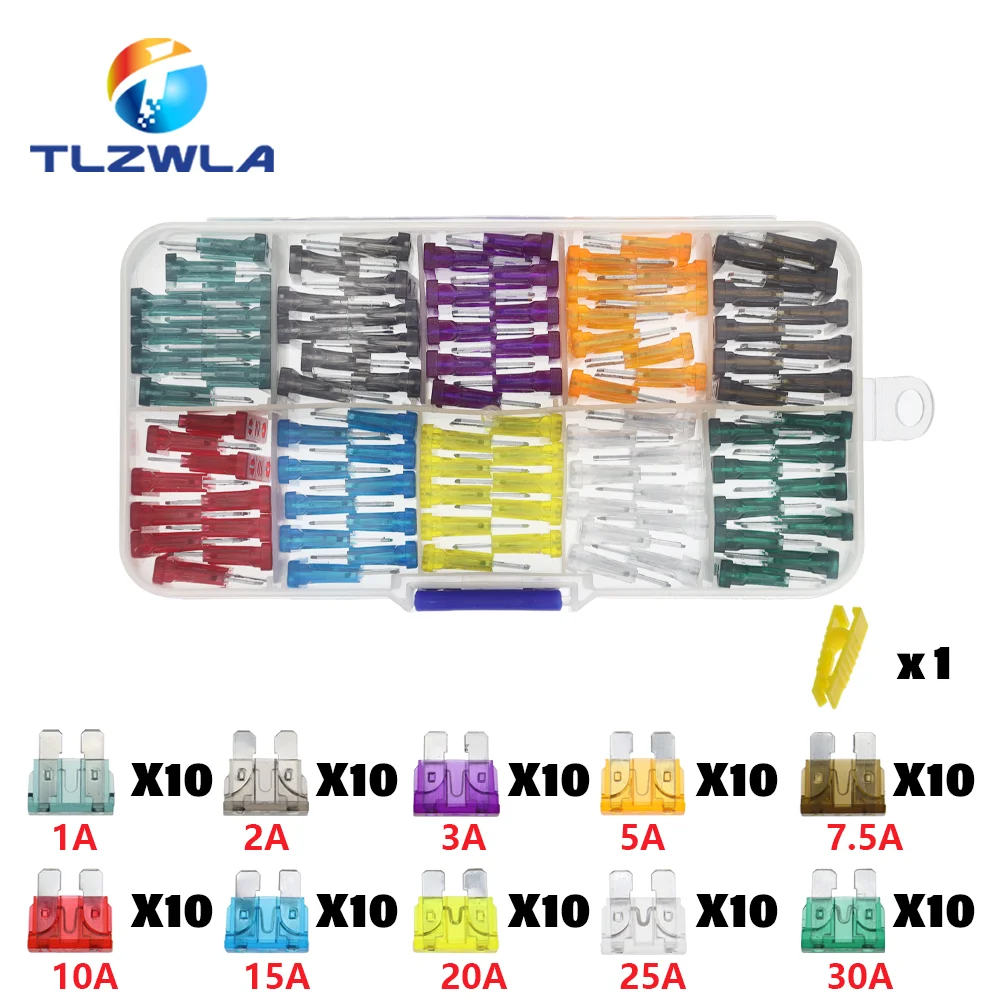 Automotive Blade Fuse Kit 50/100 pcs 2 Automotive Blade Fuse Kit 50/100 pcs - Image 2