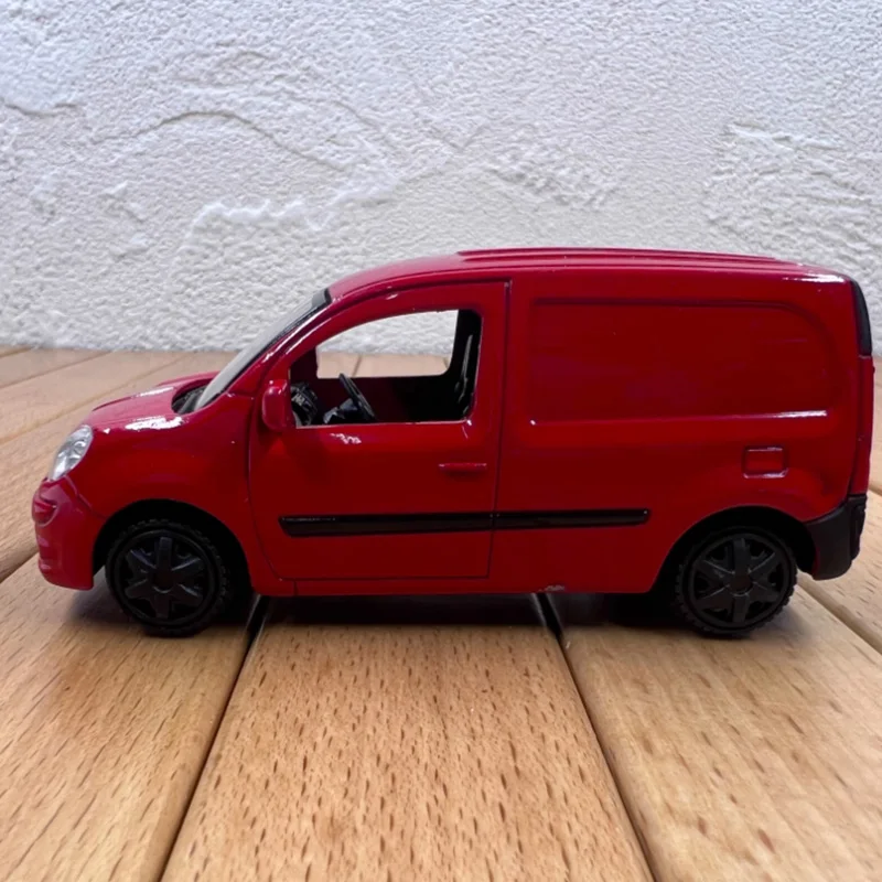 Red Diecast Van Transport Model 1/43 Scale 3 Red Diecast Van Transport Model 1/43 Scale - Image 3