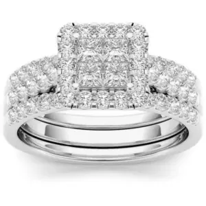 Elegant Gold and Silver Women's Ring Set 6 S936ee80abea84c639a8763bdbf24b861b