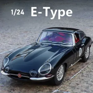 Mini Vintage Jaguar E-Type Diecast Model