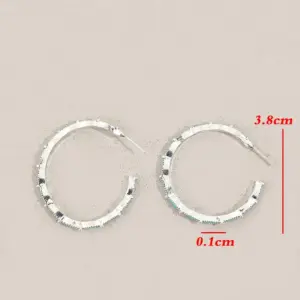 Vintage Bohemian Silver Hoop Earrings 9 S9380bf1d75ae409f80b2a5daa31986adD