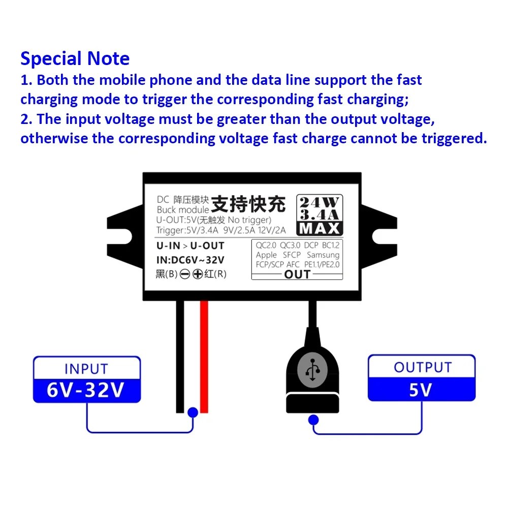 12V to 5V DC-DC Buck Converter with USB Ports 4 12V to 5V DC-DC Buck Converter with USB Ports - Image 4