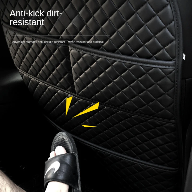 Luxury Leather Seat Back Protector for Cars 2 Luxury Leather Seat Back Protector for Cars - Image 2
