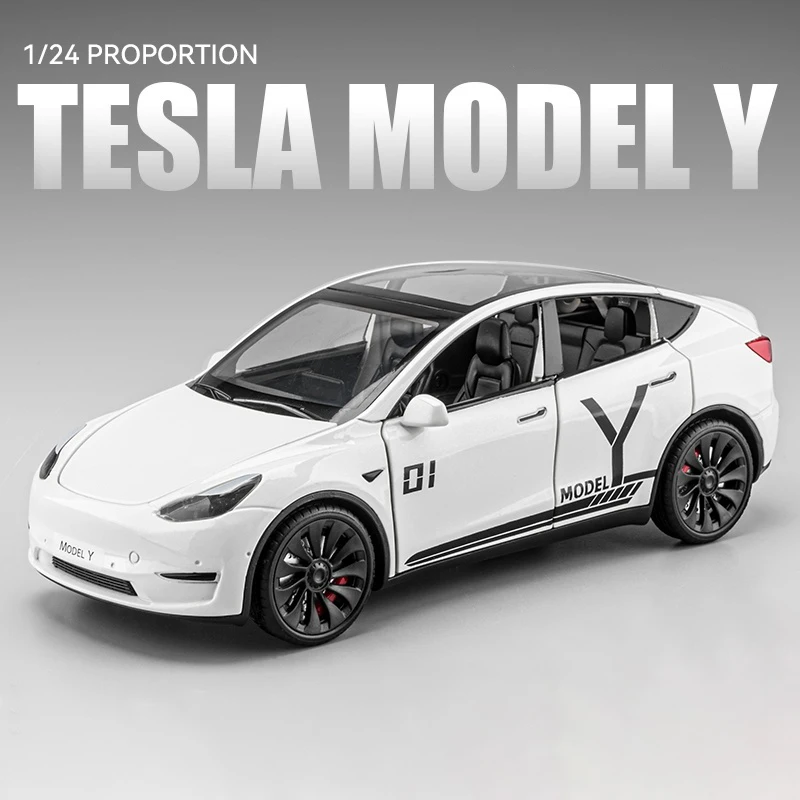 1:24 Scale Alloy Model Y Electric Vehicle Charger 4 1:24 Scale Alloy Model Y Electric Vehicle Charger - Image 4