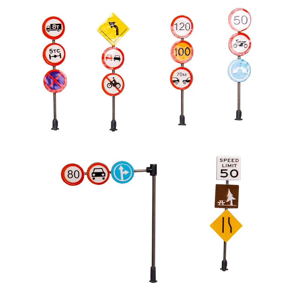 Miniature Traffic Signs Set for Dioramas 8 Miniature Traffic Signs Set for Dioramas - Image 8