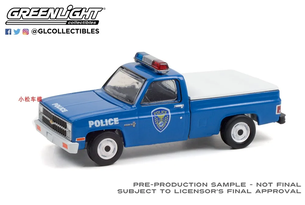 Police Pickup Truck Die-Cast Model 1:64 Scale 4 Police Pickup Truck Die-Cast Model 1:64 Scale - Image 4