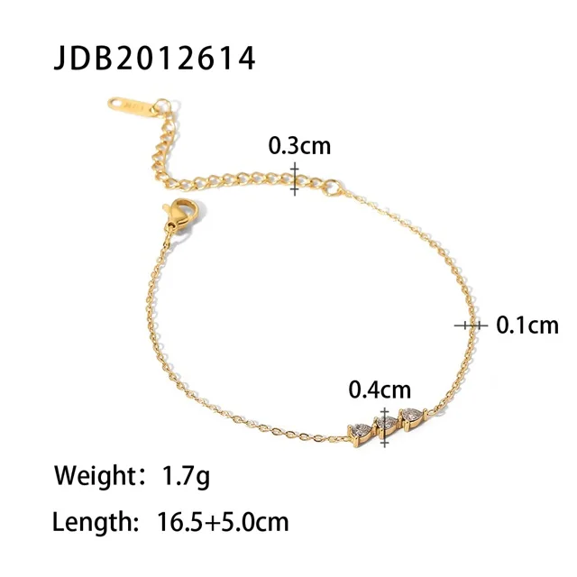 Stainless Steel Cubic Zirconia Bracelet 10 Stainless Steel Cubic Zirconia Bracelet - Image 10