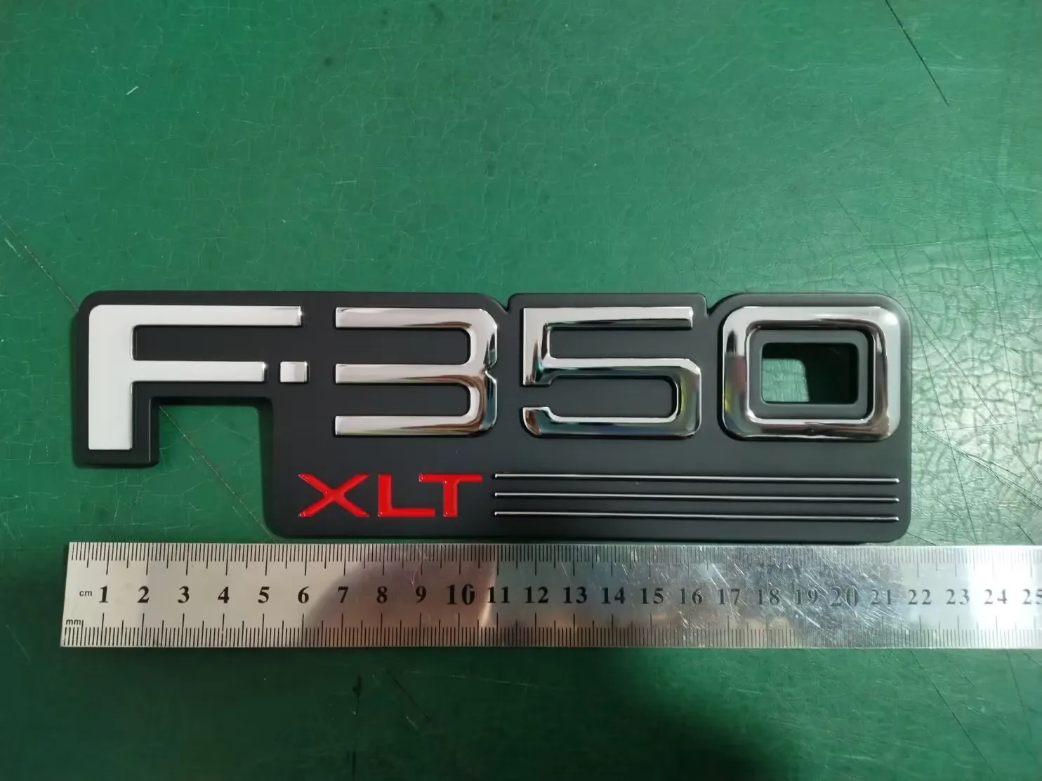 F-350 XL/XLT 3D Badge with Silver Accents 2 F-350 XL/XLT 3D Badge with Silver Accents - Image 2
