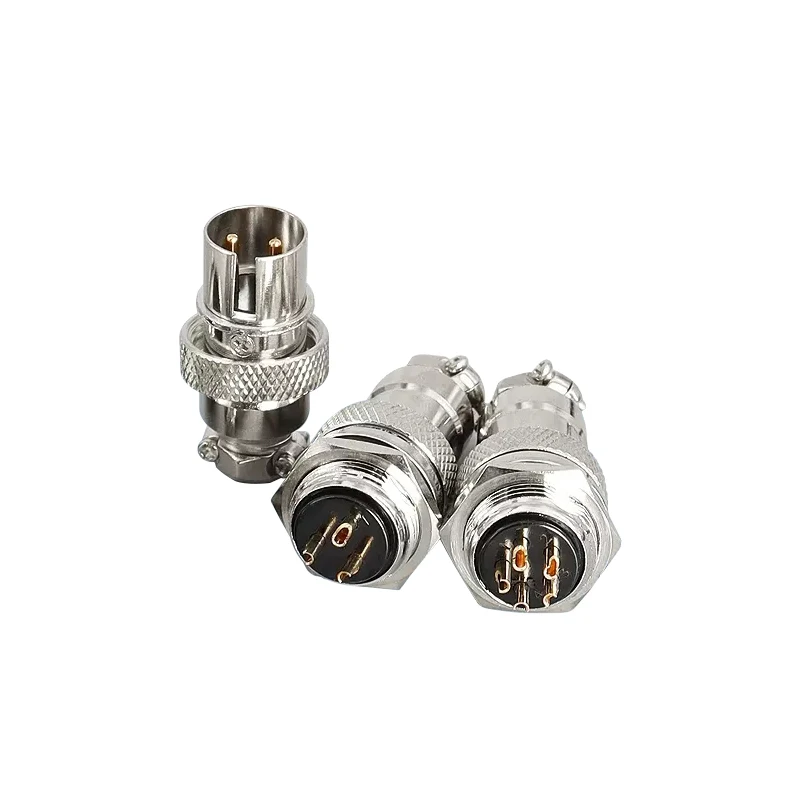 GX16MF Aviation Plug Connectors Set (2-8 Pins) 2 GX16MF Aviation Plug Connectors Set (2-8 Pins) - Image 2