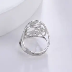 Mystical Geometric Pentagram Ring in Stainless Steel 13 S942dcd35964d48dc85ec591067c75c5eR