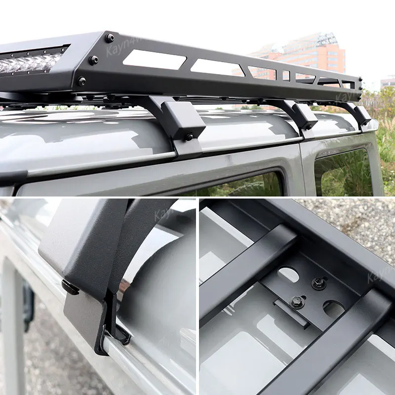 Suzuki Jimny 2019+ Aluminum Roof Rack 200kg 4 Suzuki Jimny 2019+ Aluminum Roof Rack 200kg - Image 4