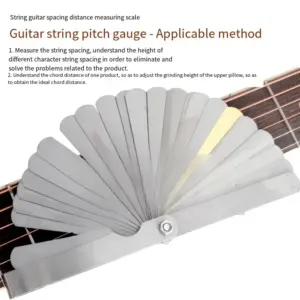 Premium Stainless Steel Guitar Gap Feeler Gauge 11 S946bb83f237b4f3dad31efae94d71dfeo
