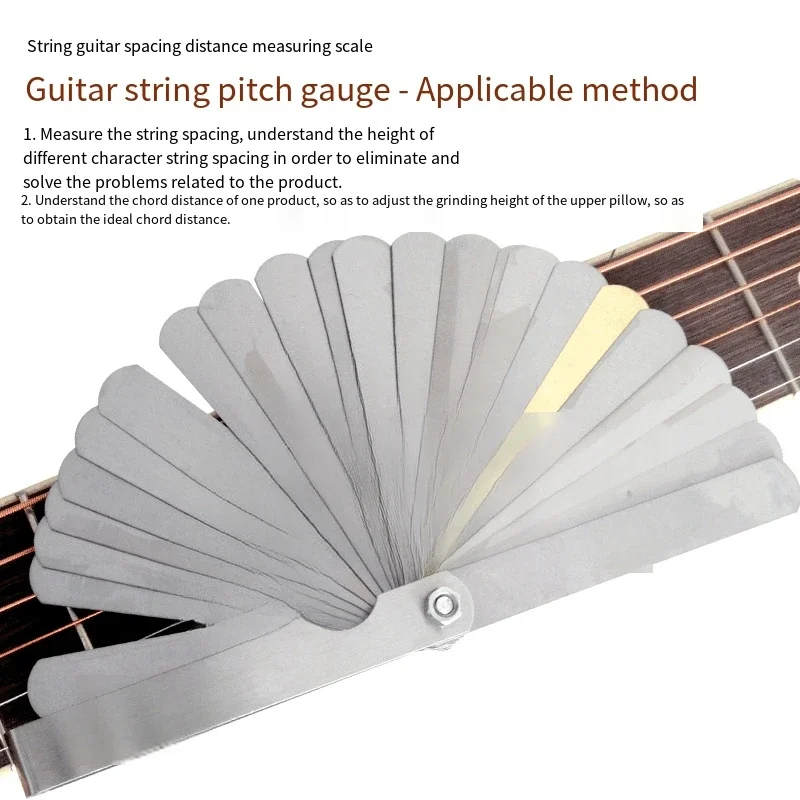 Premium Stainless Steel Guitar Gap Feeler Gauge 6 Premium Stainless Steel Guitar Gap Feeler Gauge - Image 6