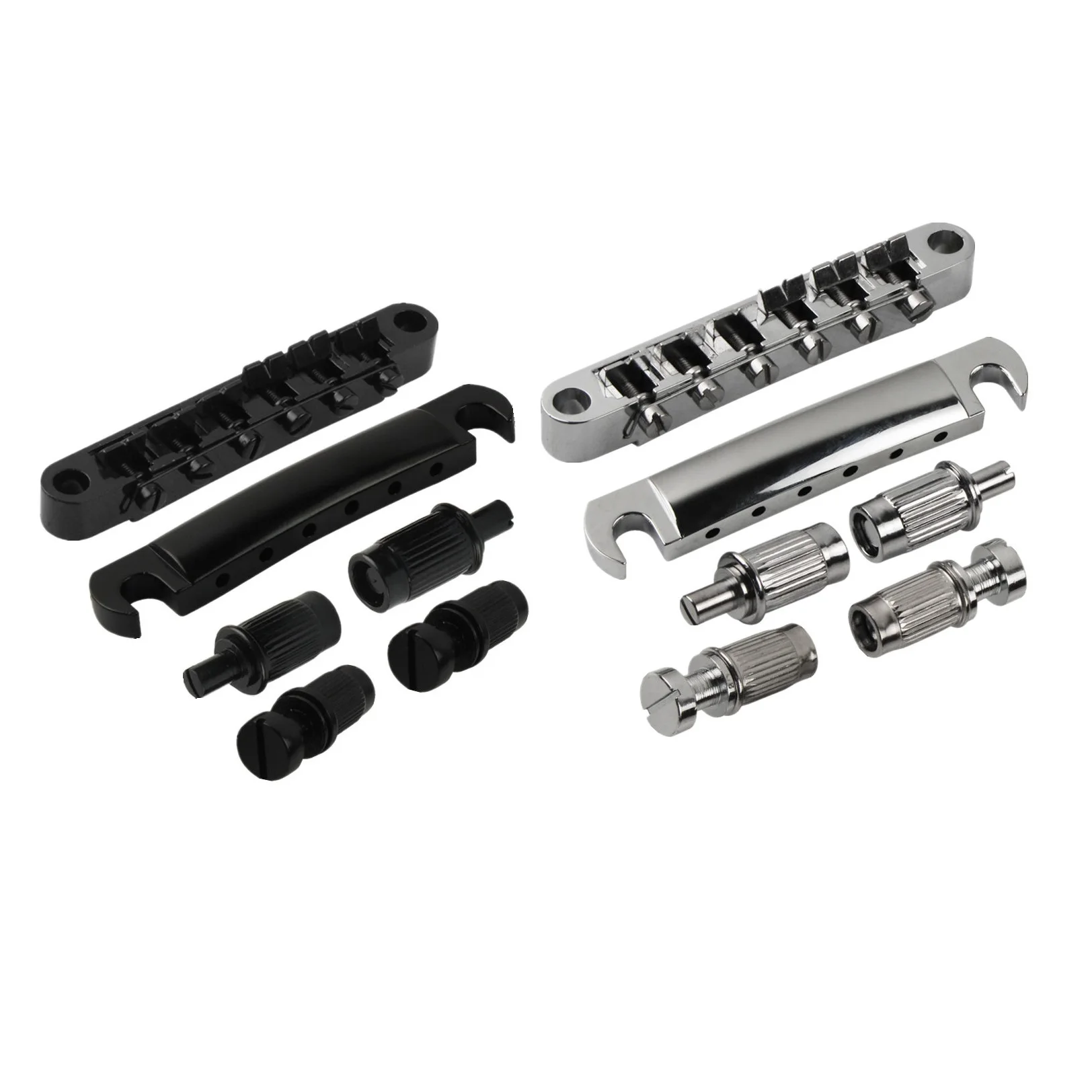 LP and SG Guitar Hardware Upgrade Set in Black or Chrome 2 LP and SG Guitar Hardware Upgrade Set in Black or Chrome - Image 2
