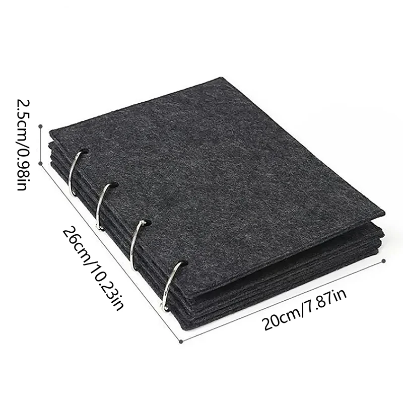 Elegant Felt Jewelry Organizer Book 6 Elegant Felt Jewelry Organizer Book - Image 6