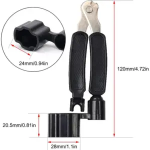 Multi-Function Guitar Repair Tool in Stainless Steel 11 S949ffabb35684c67a891711f2700b917H