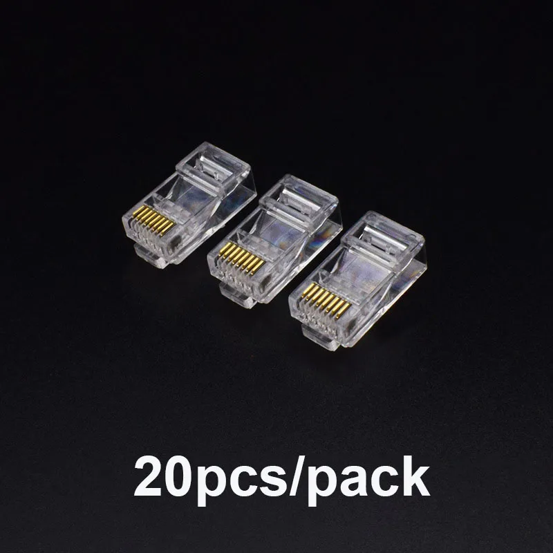 Transparent RJ45 Network Connector Modules (20/50/100 pcs) 7 Transparent RJ45 Network Connector Modules (20/50/100 pcs) - Image 7