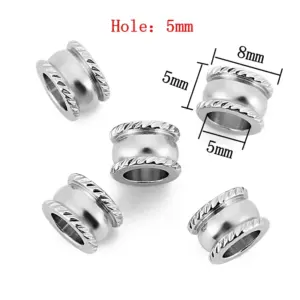 Stainless Steel Spacer Beads Set, 8mm, 20 Pcs 12 S94cd13ecbefa43d1ae798cf74e315f2bz