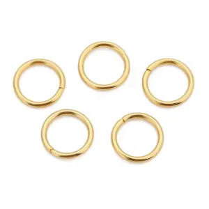 Gold-Plated Stainless Steel Jump Rings Set 8 S94de9623f082468f9d87937ee7cd0d8ek