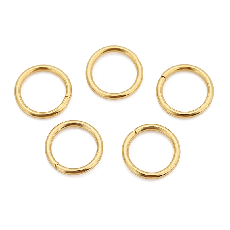 Gold-Plated Stainless Steel Jump Rings Set 2 Gold-Plated Stainless Steel Jump Rings Set - Image 2