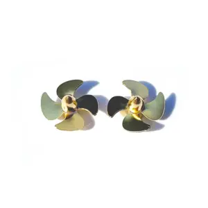 Brass Model Boat Propeller Set 15mm x 4-Blade