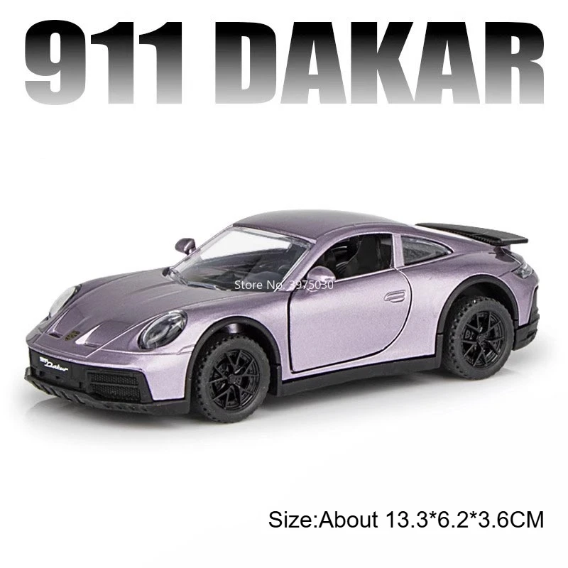 Vibrant Blue 1:32 Porsche 911 Diecast Model 10 Vibrant Blue 1:32 Porsche 911 Diecast Model - Image 10