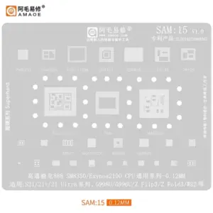 Samsung Galaxy S21 Ultra G998U G996U BGA Reballing Stencil 4 S950bb5d1995a4051b5ac6912dffd7841q