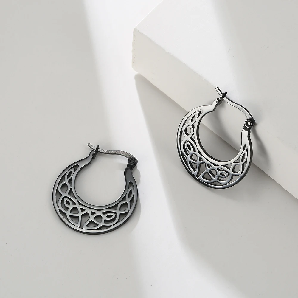 Vintage Irish Knot Earrings in Stainless Steel 5 Vintage Irish Knot Earrings in Stainless Steel - Image 5