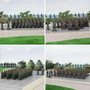 HO Scale 1:87 Military Figures Set with 20 Models 14 S9525860e6e02494c867b5258187d426b4