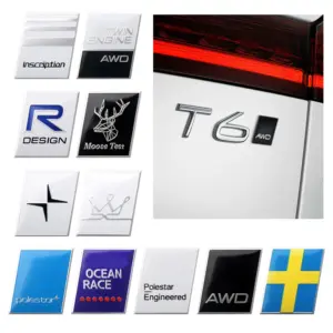 Aluminum Car Badge for Multiple Models 12 S9548e7c7594444908343695c58d3516dz