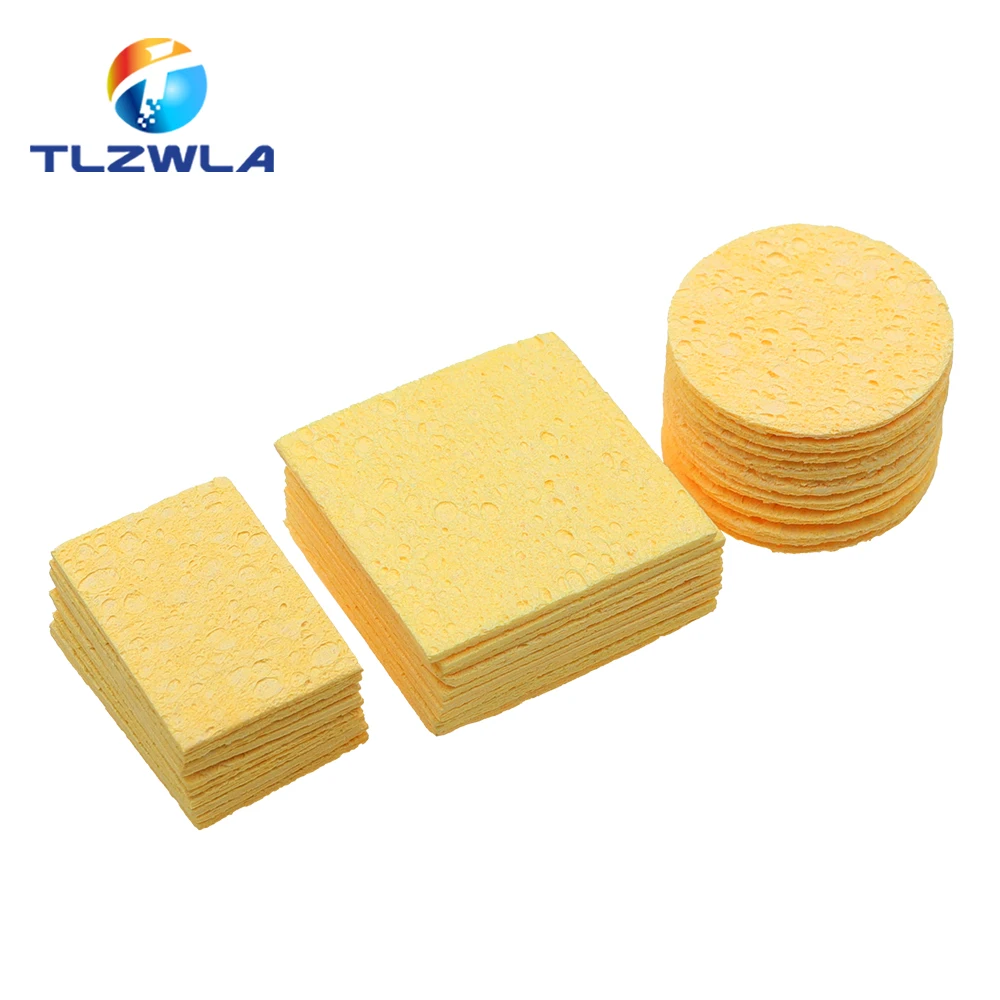 Vibrant Yellow Soldering Iron Cleaning Sponges Set 3 Vibrant Yellow Soldering Iron Cleaning Sponges Set - Image 3