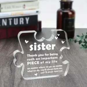 Heartfelt Sister Gift Acrylic Decor 10 S957dbd3805e341ba9de4ac10be779084a