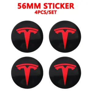 Tesla 56mm Aluminum Hub Cap Stickers Set 14 S95863e2b983048479018e79307c80a54c 1