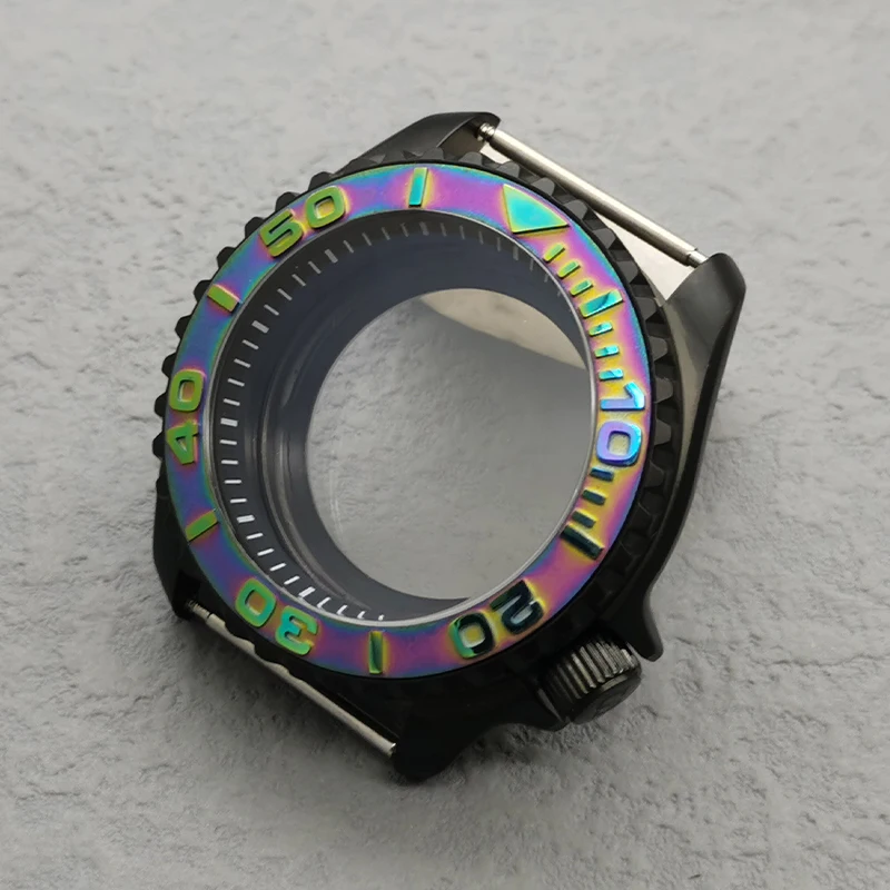 42mm Matte Black Watch Case for SK007 5 42mm Matte Black Watch Case for SK007 - Image 5