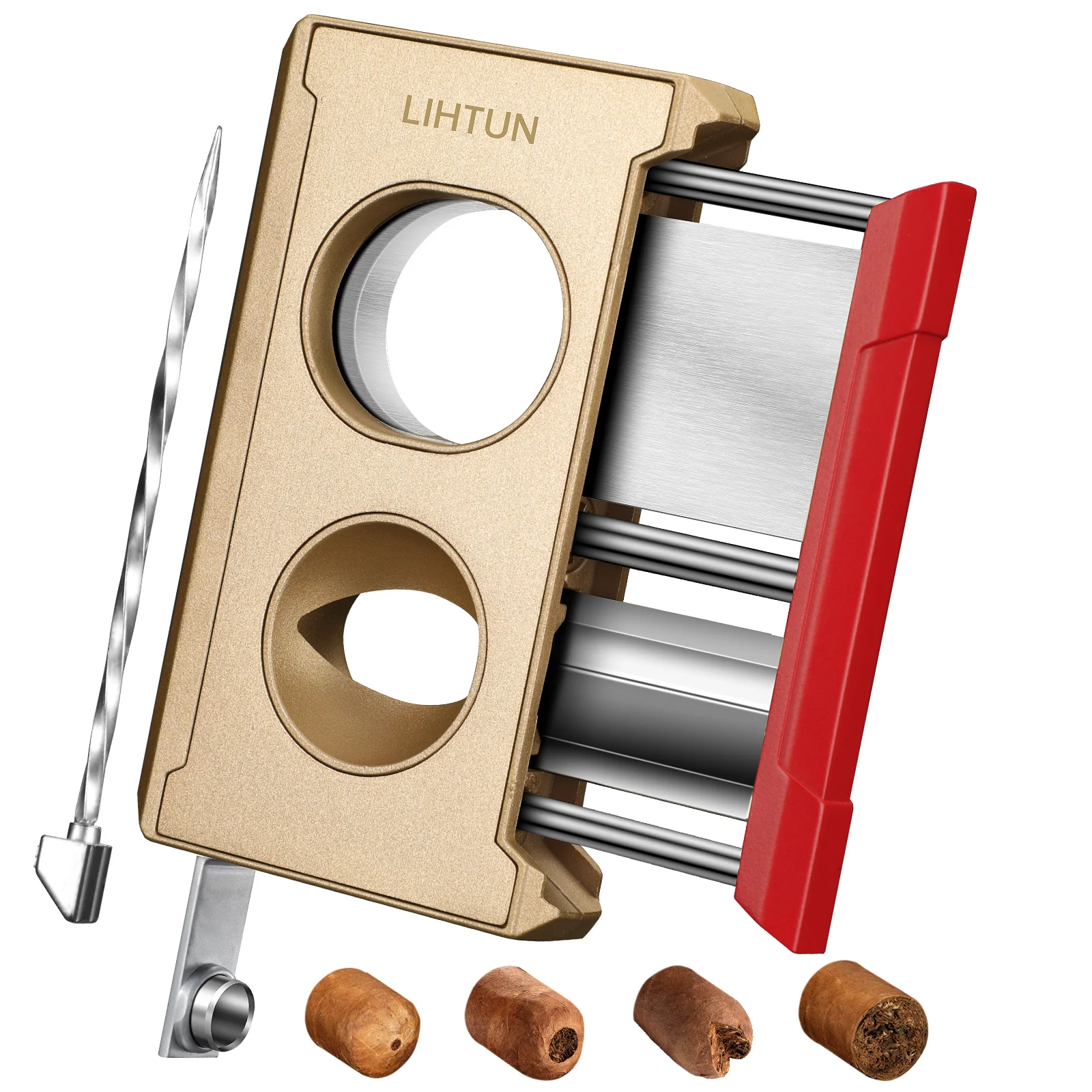 Premium Stainless Steel 4-in-1 Cigar Cutter 9 Premium Stainless Steel 4-in-1 Cigar Cutter - Image 9
