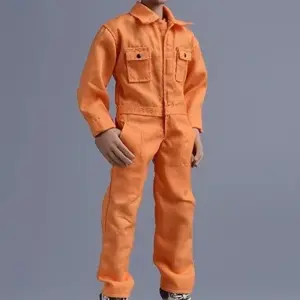 1/12 Scale Casual Workwear Jumpsuit for Figures 17 S9598fe49936c4cb69ca3dcc566612826J
