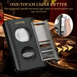 Premium Stainless Steel 4-in-1 Cigar Cutter 11 S959d5037e3444d5cbc8d3824b44b093fQ