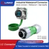 M24 Waterproof Fiber Connector for Industrial Use