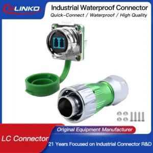 M24 Waterproof Fiber Connector for Industrial Use