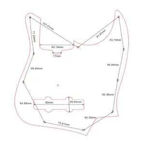 Japan Sadowsky UV70 Pickguard in Multiple Colors 15 S95a91948b9b144c5a1c03d9182bbd0bah