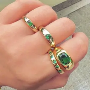 Bold Gold Stainless Steel Ring for Women 7 S95b772c83aa24a878c9b9ba82c7c63fb8