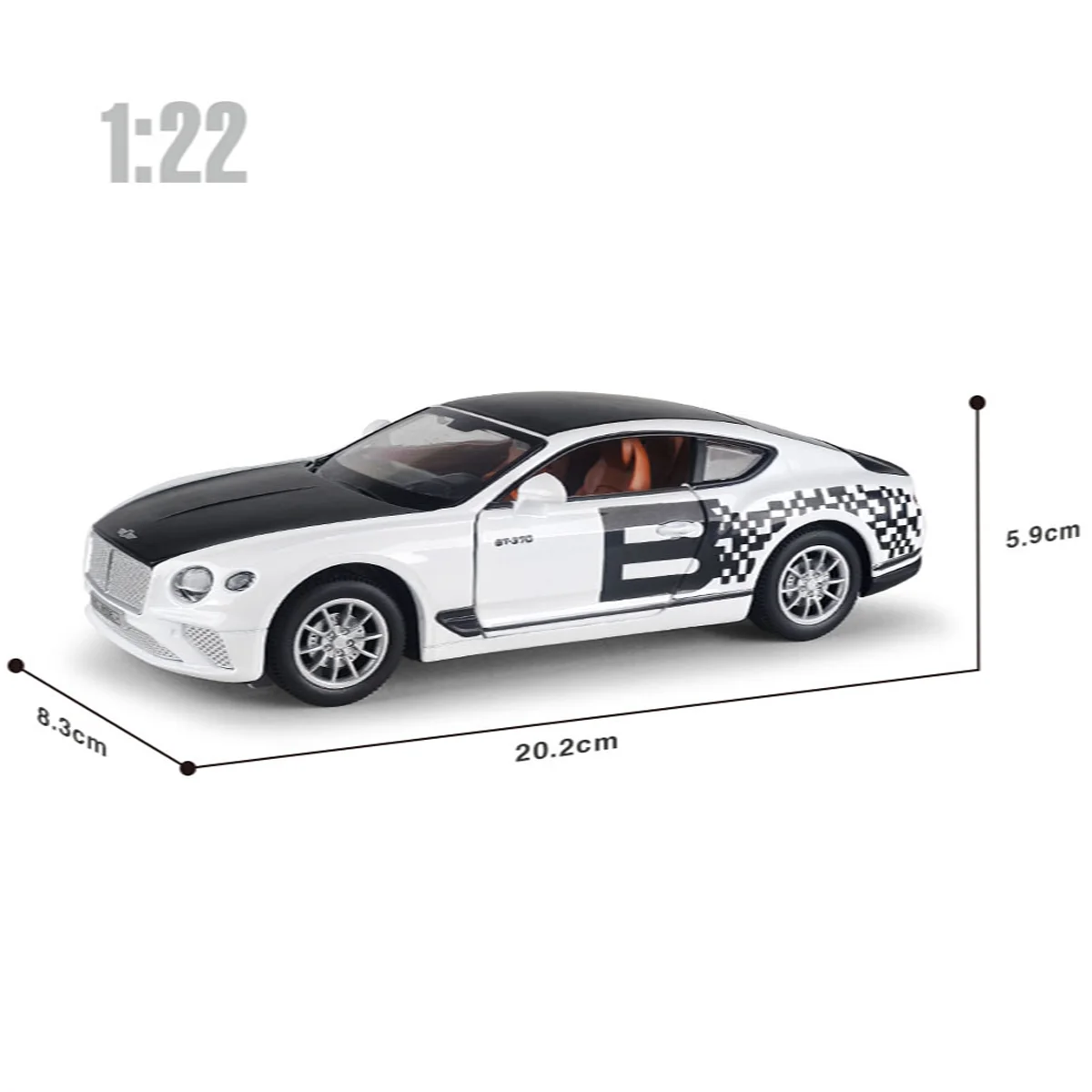 Vibrant Green 1:22 Scale Diecast Car Model 7 Vibrant Green 1:22 Scale Diecast Car Model - Image 7