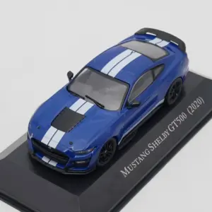 Vivid Blue Shelby GT500 1:43 Scale Replica