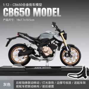 1:12 Honda CB650 Racing Motorcycle Model 15 S95f21c5a03ee4b4087197f7c4b13083aK