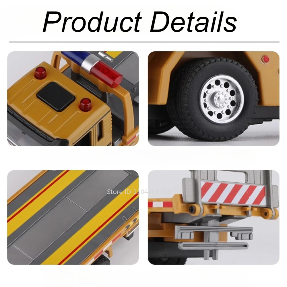 1:32 Scale Rescue Flatbed Truck Model 2 1:32 Scale Rescue Flatbed Truck Model - Image 2