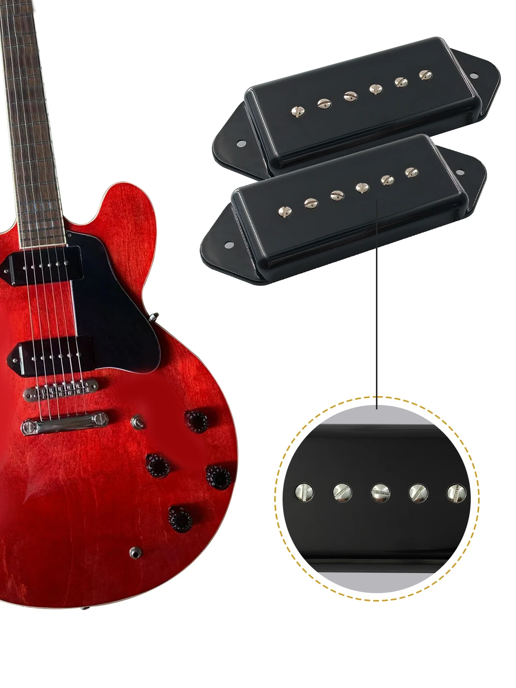 High Output P90 Pickups for Guitars 5 High Output P90 Pickups for Guitars - Image 5