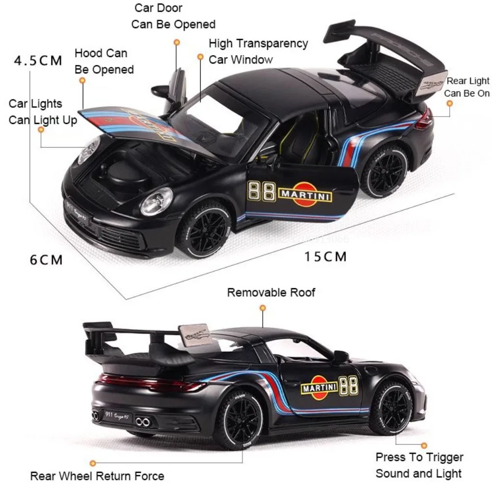 1:32 Diecast Sports Car Model for Collectors 6 1:32 Diecast Sports Car Model for Collectors - Image 6