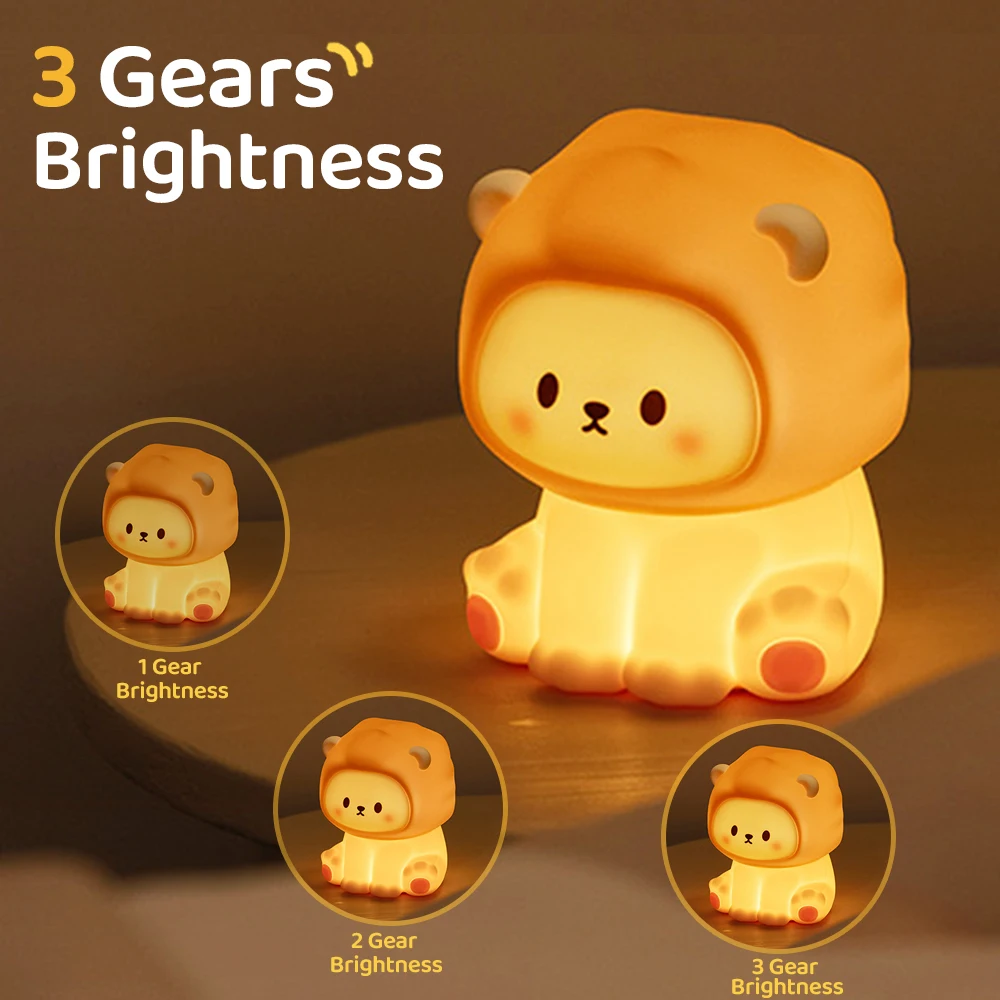 Animal-Shaped LED Night Light for Kids 5 Animal-Shaped LED Night Light for Kids - Image 5