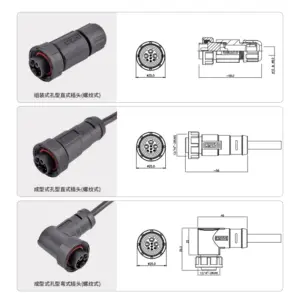 Waterproof E13 High-Current C-Type Connector 12 S9664b4fc35d546c1815aea1c9c5a6c46u