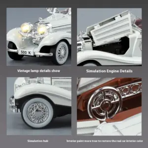 Vintage Mercedes Benz 500K 1:32 Diecast Model 15 S96722cedde9841ff977137716c1f27b4i